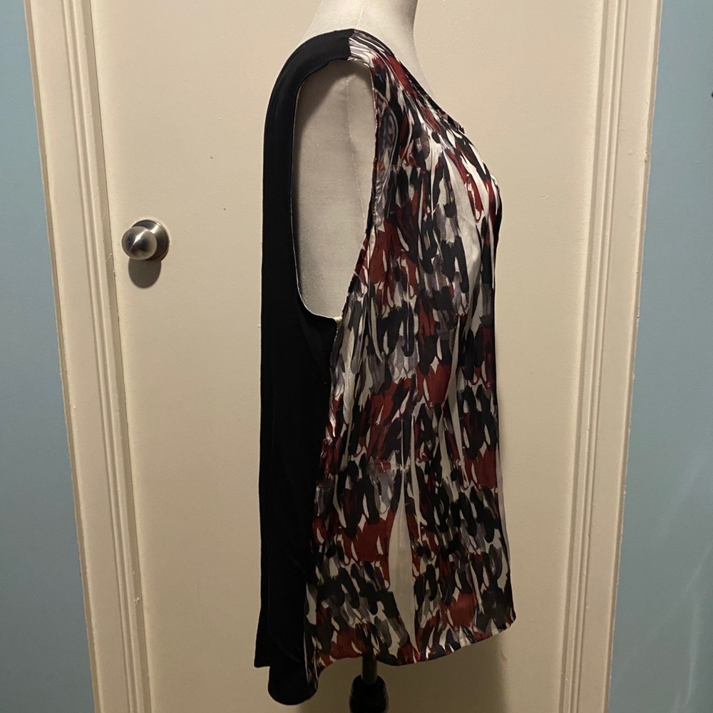 ADDITION ELLE SLEEVELESS PLEATED TOP - Picture 4 of 13